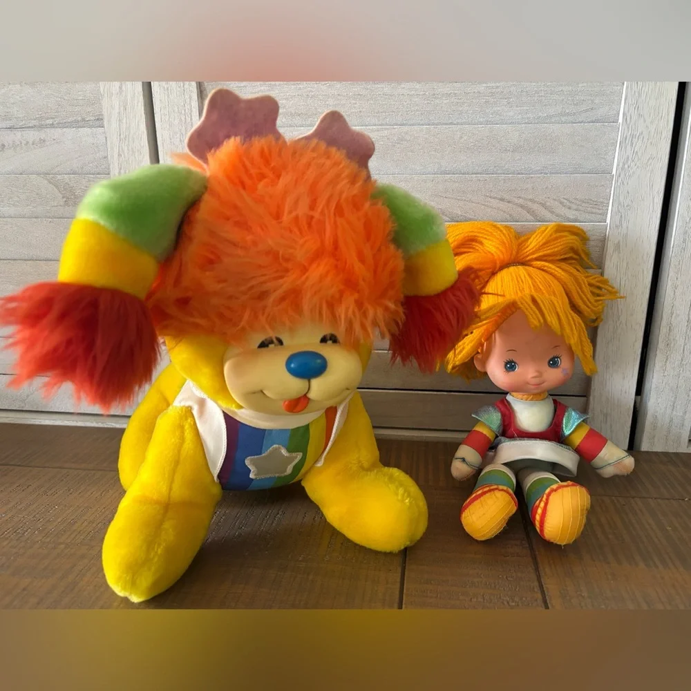 Hallmark 1983 Vintage Rainbow Brite & her loyal companion Puppy Brite - Picture 1 of 16